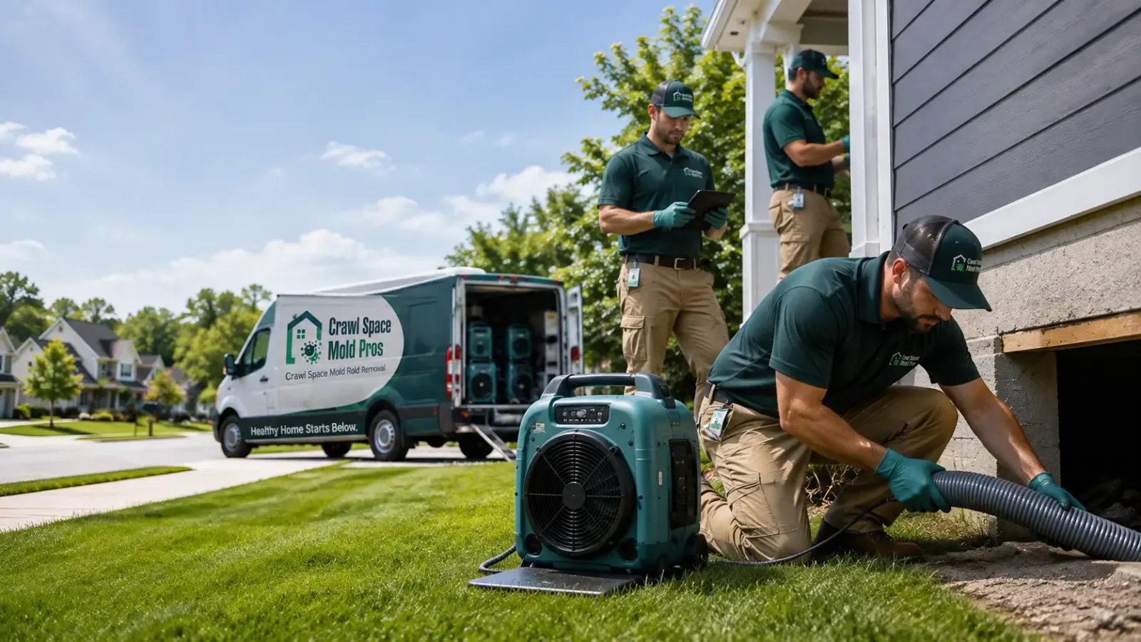 Crawl Space Mold Removal in Hampton, MN